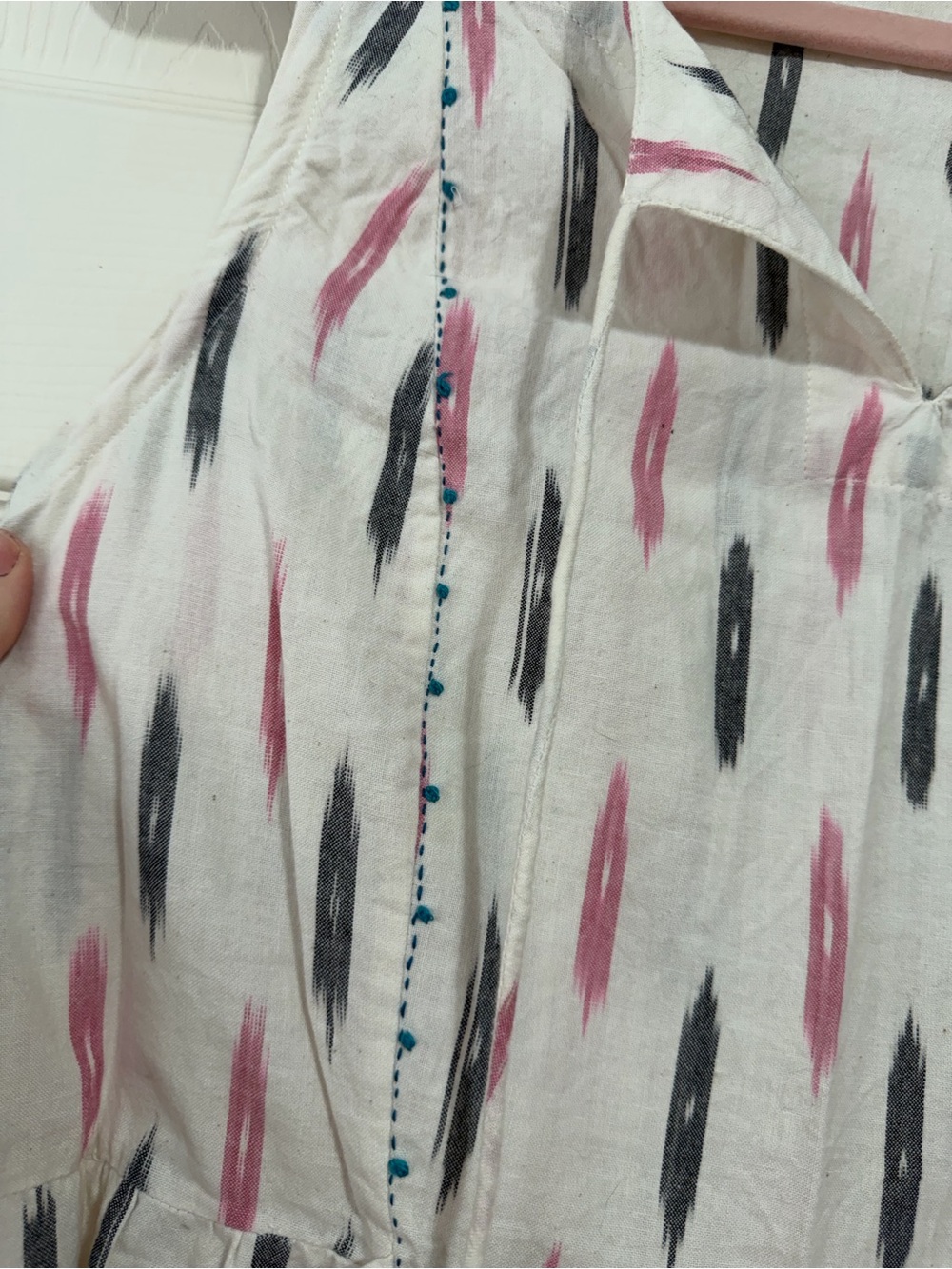 Mata Traders White Midi Dress with Pockets - Picture 7 of 10